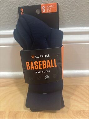 Youth Baseball Team Socks - Navy
